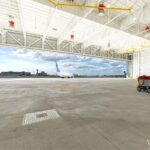 Architectural Photography Airplane Hangar