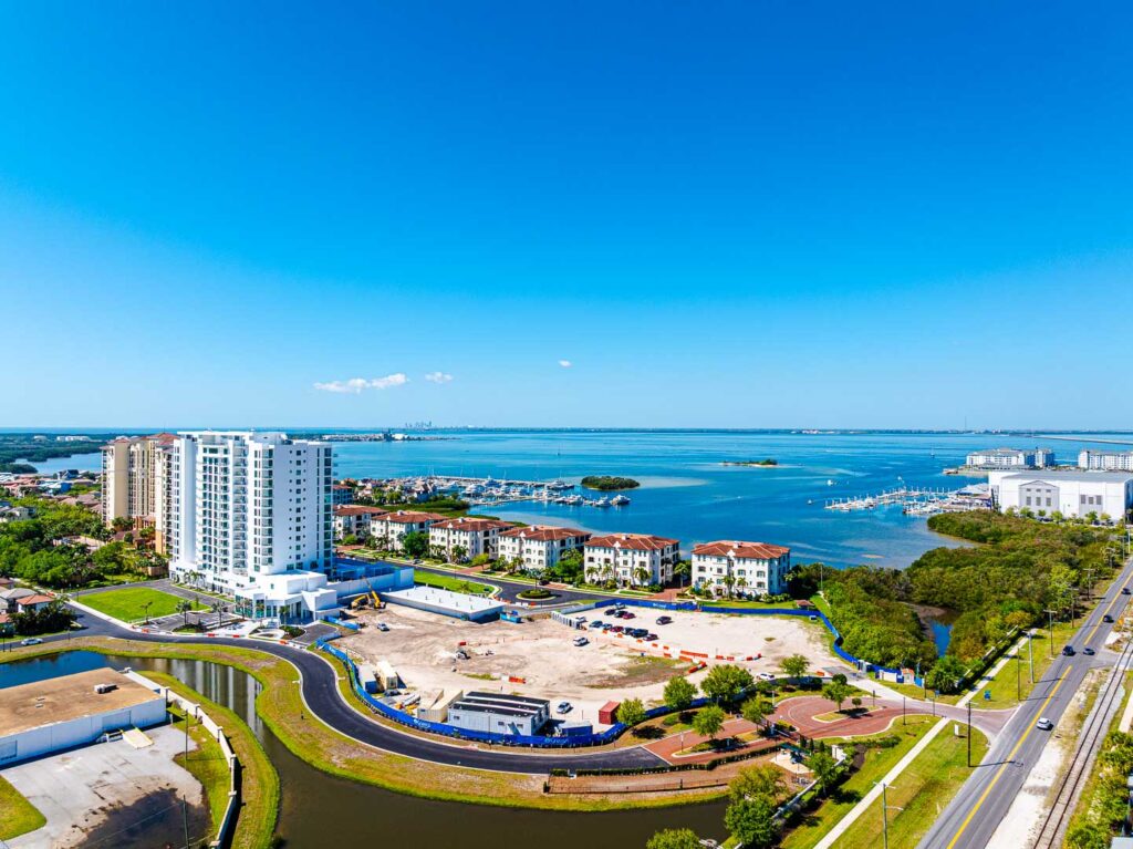 Aqua Marina Aerial Drone Image